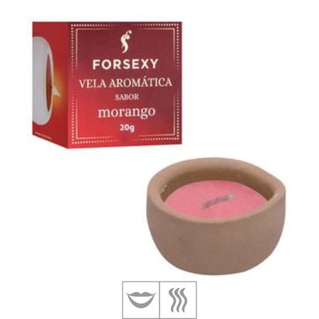 *Vela Aromática Beijável For sexy 20g (ST793) - Morango