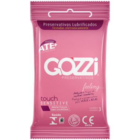 Preservativo Gozzi Feeling 3un Validade 02/22 (17564) - Padrão