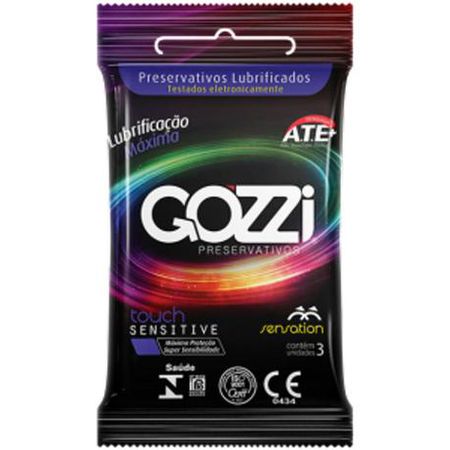 *-Preservativo Gozzi Sensation 3un Validade 02/22 (17566) - Padrão
