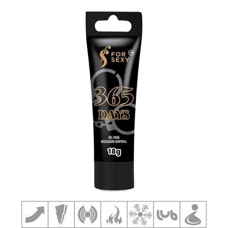 *Excitante Unissex 365 Days Bisnaga 18g (17757) - Padrão