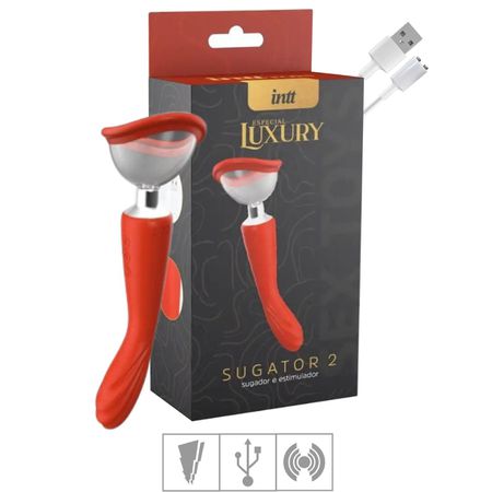 Vibrador Intt Com Sucção Luxury Sugator 2 (17932) - Vermelho