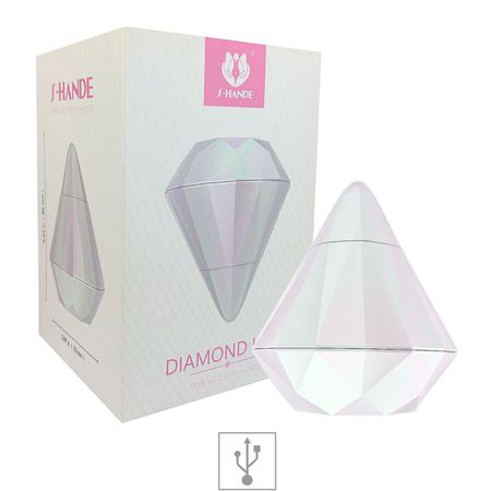 Vibrador de Pulsação Diamond Love SI - (4039) - Branco