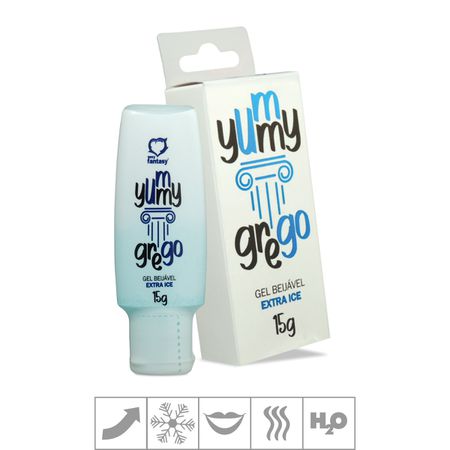 Gel Para Beijo Grego Yummy 15g (SF5041-ST721) - Extra Ice