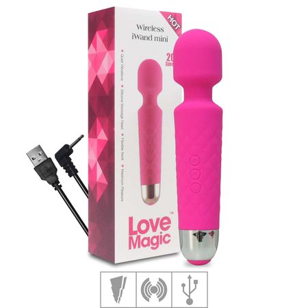 Massageador Recarregável Love Magic Hot SI (5344-ST633) - Rosa