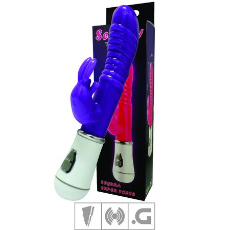 Vibrador Ponto G Com Estimulador SI (5375) - Roxo