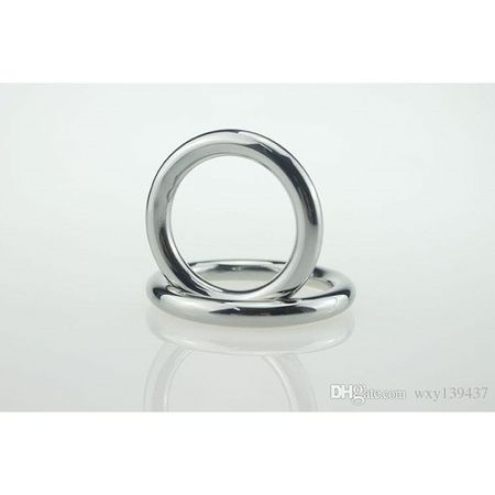 *Anel Peniano Metálico Penis Ring SI (ST548) - Cromado