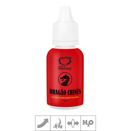 **Excitante Unissex Dragão Chinês em Gotas 15g - (604420) - Padrão