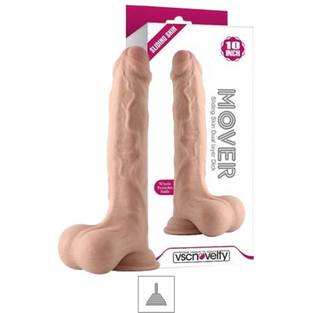 Prótese 21x14cm Com Vértebra e Ventosa SI (7653) - Bege