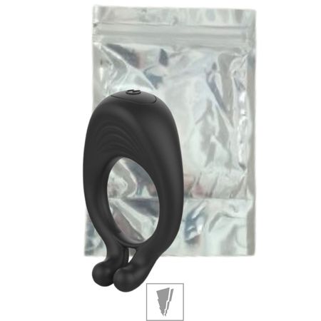 Anel Peniano Com Estimulador De Clitóris (8209) - Preto
