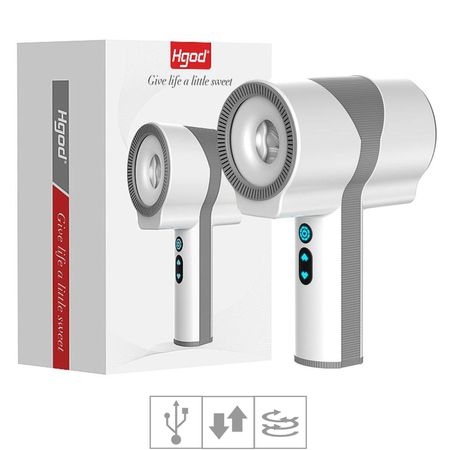 Masturbador Com Vai e Vem Hgod SI (8258) - Branco