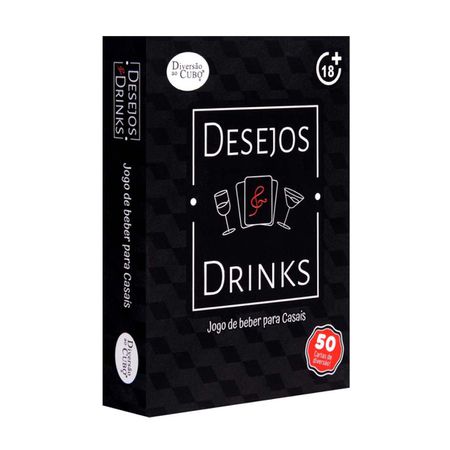 Jogo de Cartas Desejos e Drinks DC (CD1100) - Padrão