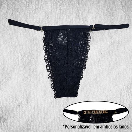*Calcinha Para Personalização (GS1105) - Preto