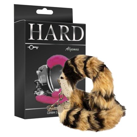 Algema em Metal Com Pelúcia Hard (HA109P) - Tigresa