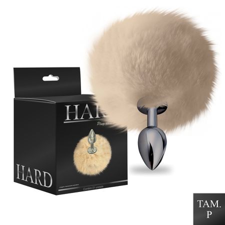 Plug Metálico PomPom Claro Hard (HA115-ST605) - Preto