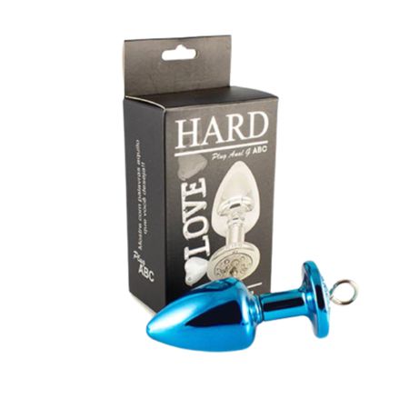 Plug Metálico M ABC Para Personalização (HA178) - Azul