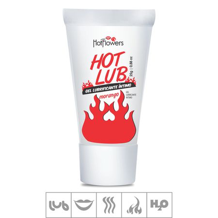Lubrificante Beijável Hot Lub Hot Flowers 25g (HC515) - Morango