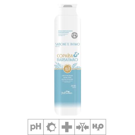 Sabonete Íntimo Hot Flowers 200ml (HC649) - Copaíba e Barbatim.