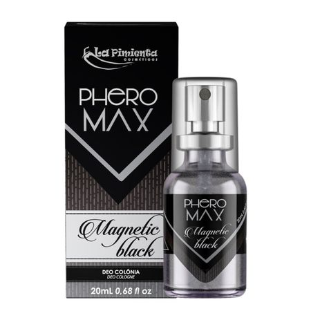 Perfume Masculino Phero Max Magnetic Black 20ml (L781) - Padrão