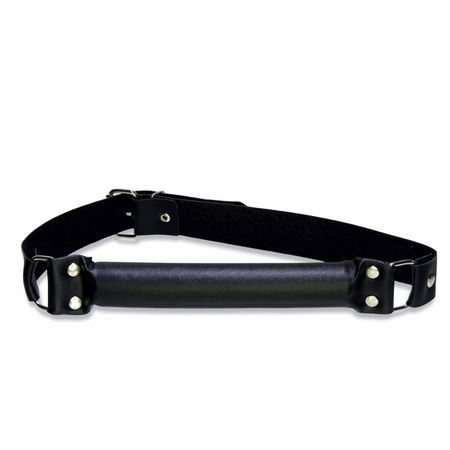 Mordaça Bastão Brasil Fetiche (MBF113-ST531). - Preto