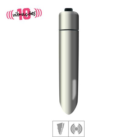 Cápsula Vibratória Plus 10 Vibrações VP -(MV103-ST469) - Prata