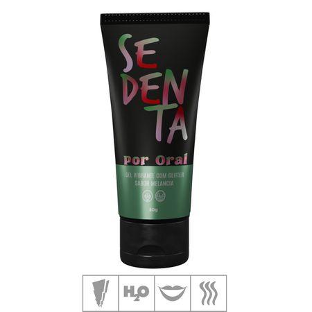 Gel Comestível Sedenta Por Oral Com Glitter 50g (PB535) - Melancia