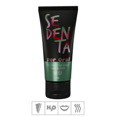Gel Comestível Sedenta Por Oral Com Glitter 50g (PB535) - Melancia