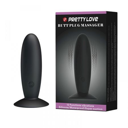 *Plug Anal Recarregável 12 Vibrações VP (PL046-16991) - Padrão
