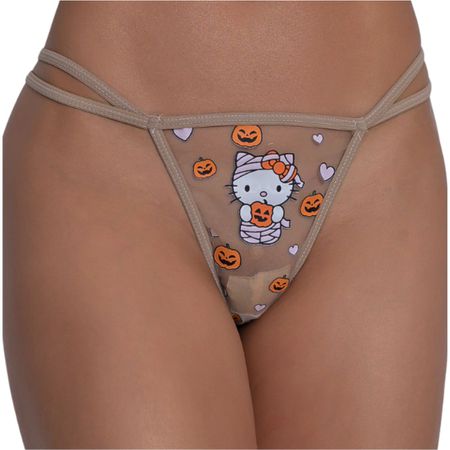 Calcinha Hello Kitty Halloween (PS6269) - Marrom