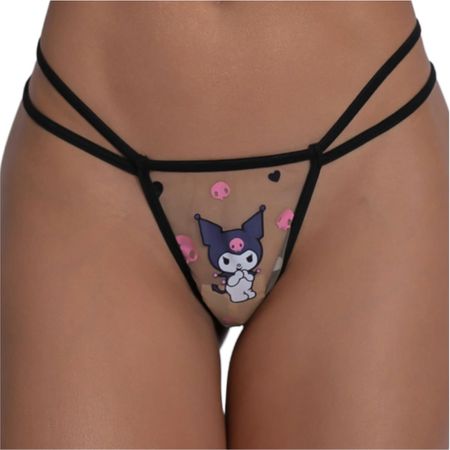 Calcinha Kuromi (PS6276) - Preta