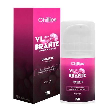 Excitante Unissex Vibrante 15g (ST105) - Chiclete