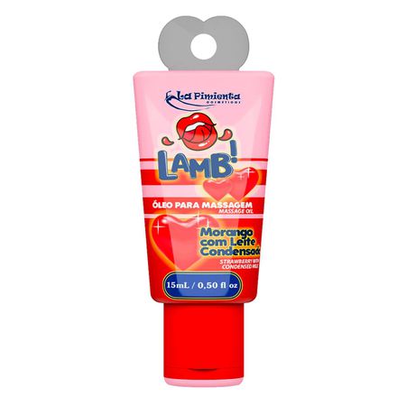Óleo Beijável Lamb! 15ml (ST109) - Morango C/ Leite Con