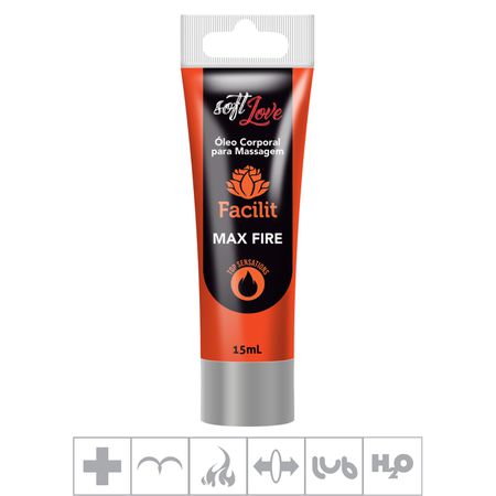 **Gel Para Sexo Anal Facilit Bisnaga 15ml (ST408) (Venc.08/20) - Max Fire