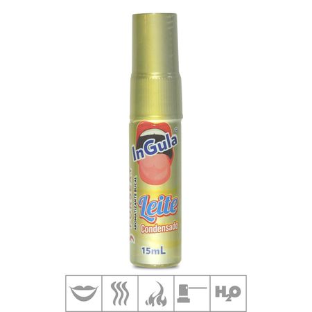 Spray Para Sexo Oral InGula For Sexy 15ml (ST740-ST825) - Leite Condensado