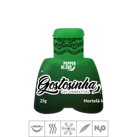 Gel Comestível Gostosinha Ice 25g (ST749) - Hortelã