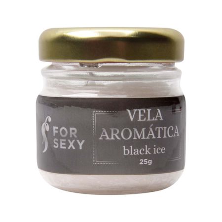Vela Aromática Beijável For sexy 25g (ST849) - Black Ice