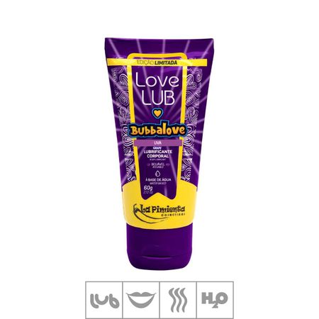 Lubrificante Beijável Love Lub Bubbalove 60g (ST903) - Uva