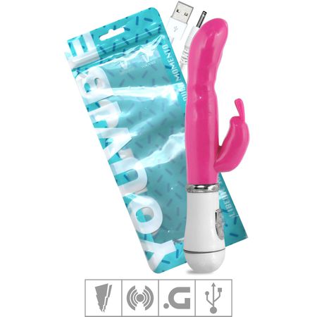 Vibrador Ponto G Recarregavél VP (PG015R) - Rosa