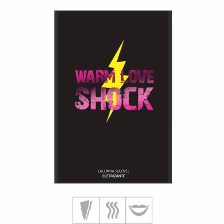 *Calcinha Comestível Vibratória Warm Love Shock (ST159) - Chocolate