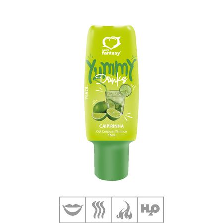 Gel Comestível Yummy Drinks Hot 15ml (ST877) - Caipirinha