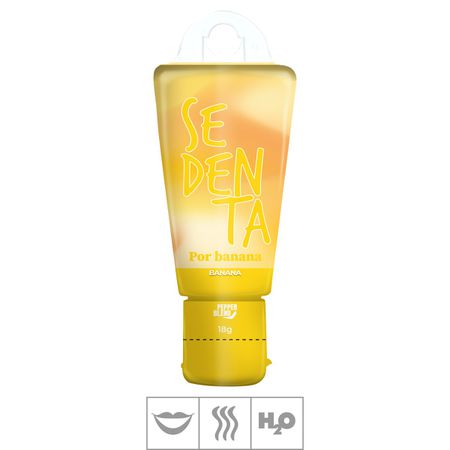 Gel Comestível Com Gliter Sedenta 18g (ST880) - Banana 