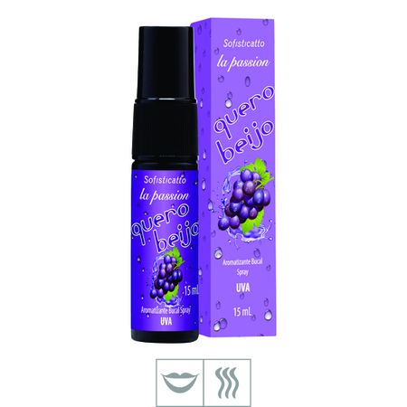 Aromatizante Bucal La Passion Quero Beijo 15ml (ST907) - Uva