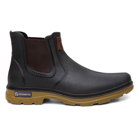 Botina Full Inject SP 2550 Preto - Lojas Spessoto