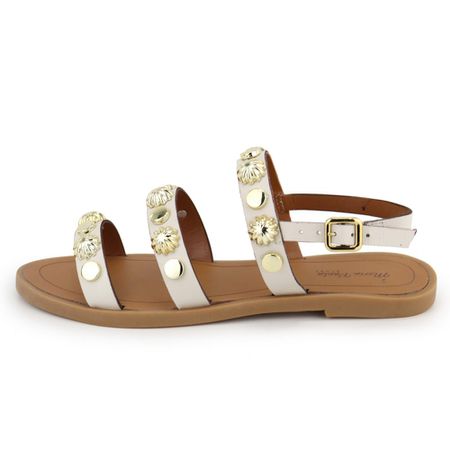 Sandália Marilia Off White - Maria Paula Store