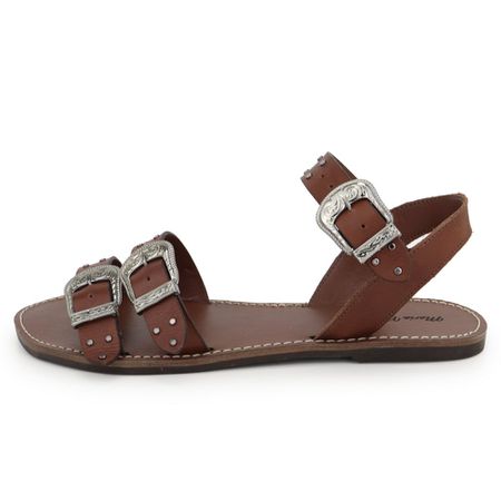 Rasteira Lara Country Cedro - Maria Paula Store