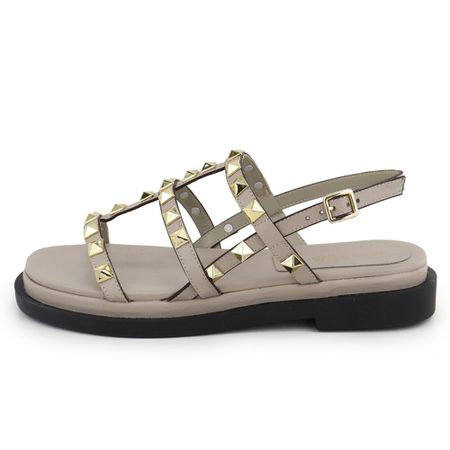 Sandália Rasteira Edna Grey - Maria Paula Store