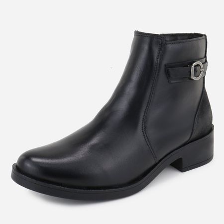 Bota Dia a Dia em Couro Alice Preto - Maria Paula Store