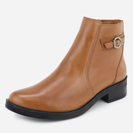 Bota Dia a Dia em Couro Alice Tessa - Maria Paula Store