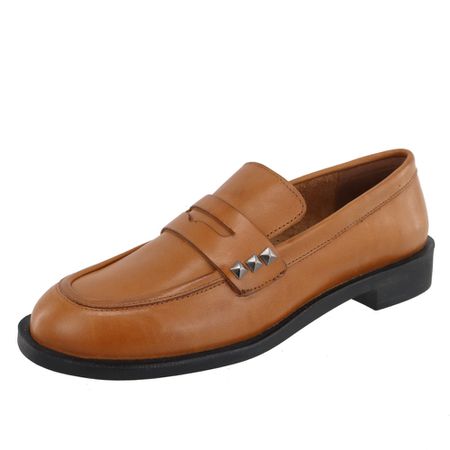 Mocassim Fiorela Pirâmide Camel - Maria Paula Store