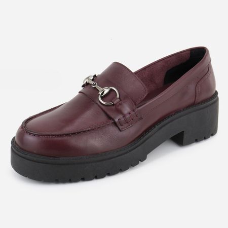 Mocassim Feminino Bridão Couro Stela Mer... - Maria Paula Store