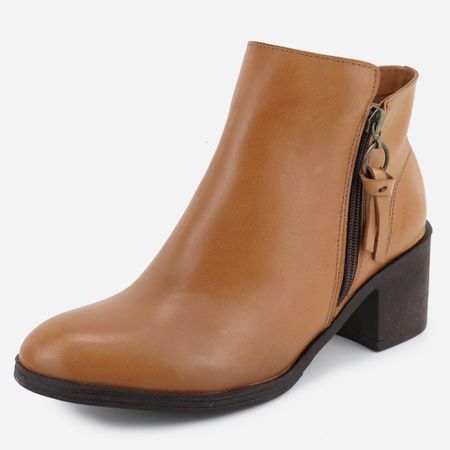 Bota em Couro Fashion Maria Paula Cano C... - Maria Paula Store